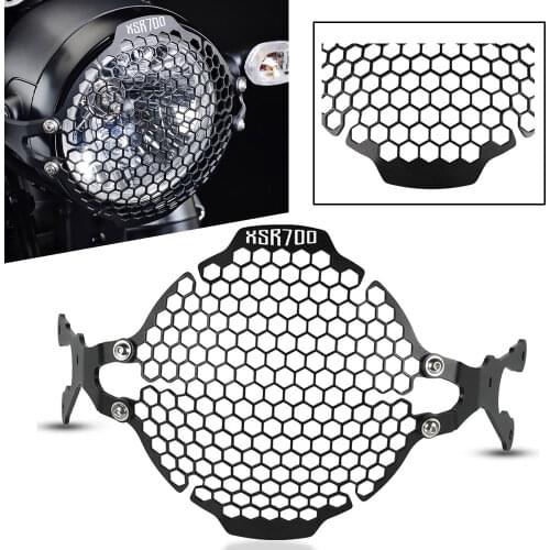 Motorcycle Vintage Headlight Protection Cover For Yamaha XSR700 XSR 700 XTribute 2018 2019 2020 2021 Accessories Headlight Guard