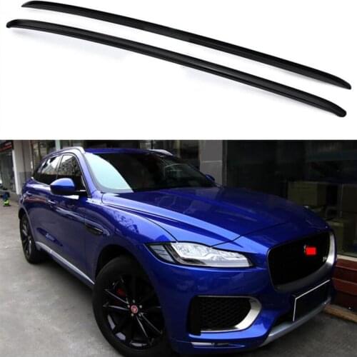 High Quality Aluminum Alloy Paste Installation Top Roof Rack Rail Luggage For JAGUAR F-PACE FPACE F PACE 2016-2021