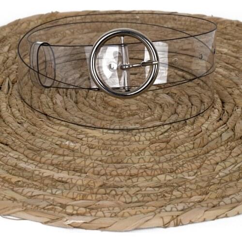 Transparent Ring Metal Buckle Women 'S Belt Women 'S Trend Special Belt