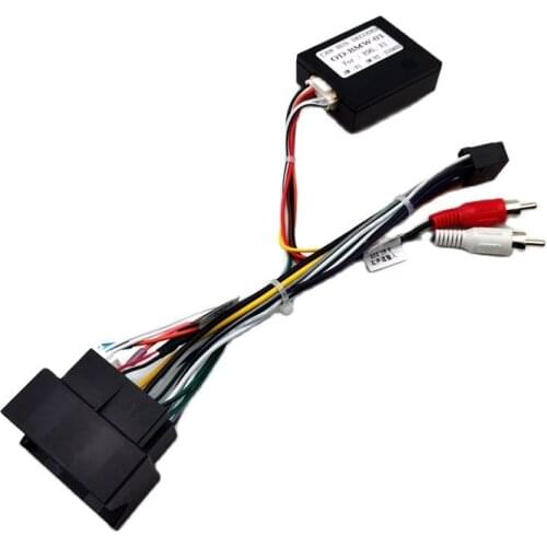 16-Pin Wiring Harness Power Cable Adapter with Canbus Box For BMW X1 E90 Stereo