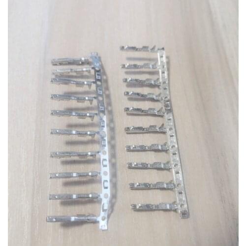50/100pcs/lot Wiring Crimp Repair Terminals Pins For Repair 0.5mm2 Wire For Volkswagen Audi Skoda VAG 000979046E