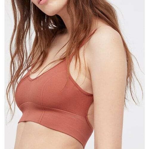 Sexy Cotton Bra U Backless Ultra thin Wireless Seamless Soft Cup Bralette Vest Underwear Women Invisible Comfortable Lingerie XL