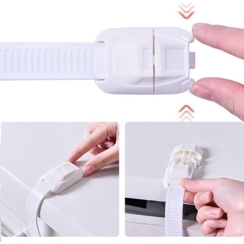 Baby Child Safety Lock Cabinet Door Drawer Buckle Lock Cartoon Car Baby Anti-pinch Lock Refrigerator Door Lock Baby Safety