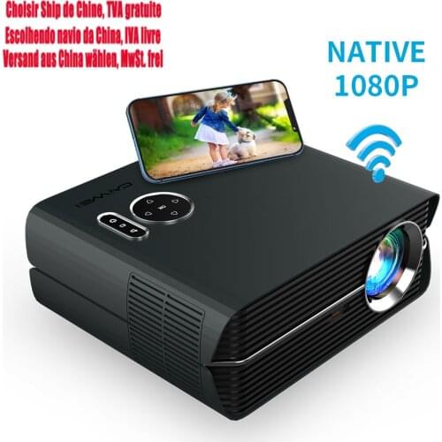 Home Projector Video Led Home Theater A10AB Freeshipping 6000 Lumens Wireless Airplay Full Hd 1080P Projector For Mobile Phone