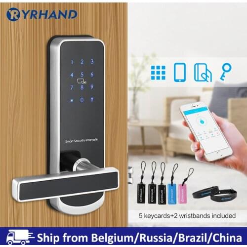 Electric Lock for Door WIFI APP Smart Touch Screen Lock,Digital Code Keypad Deadbolt For Airbnb Hotel Apartment