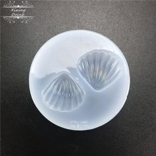Resin mold DIY shell shape semi permeable silica gel mold cake decorating tool manual craft mold decorative die