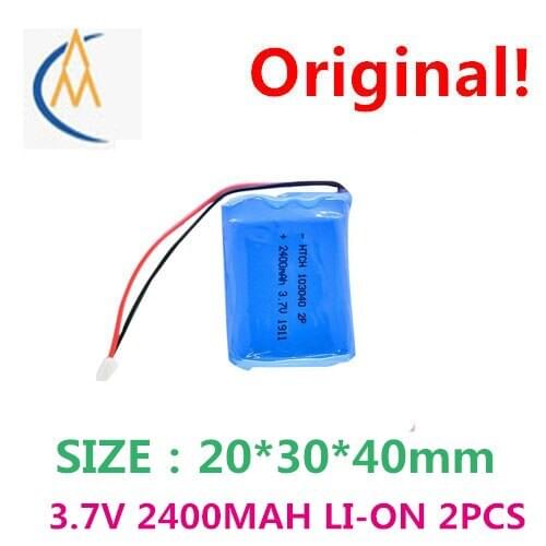 103040 2400 mah 2 p polymer lithium battery 3.7 V medical cosmetology instrument rechargeable battery two parallel sound