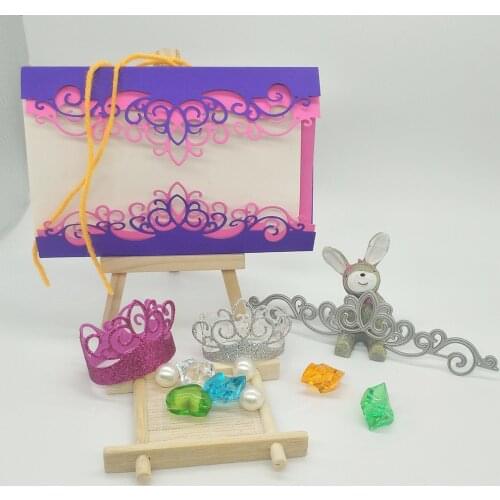 Wiredrawing single-sided lace crown, metal cutting die, paper jam products, DIY, scrapbook, decorative printed matter