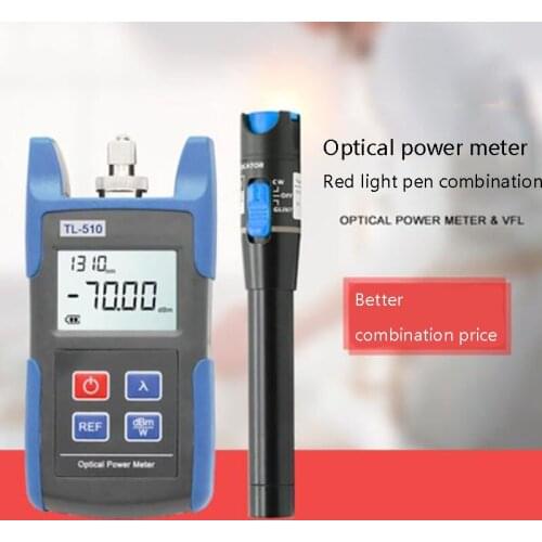 Optical power red light combined red light source fiber tester pen optical power meter red light integrated machine fiber breakp