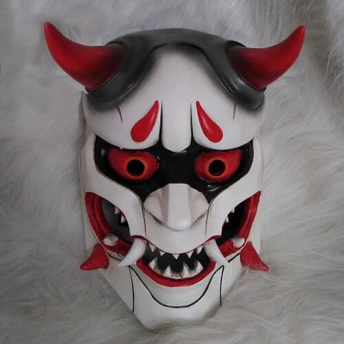 Overwatch Genji Skin Oni Cosplay Mask