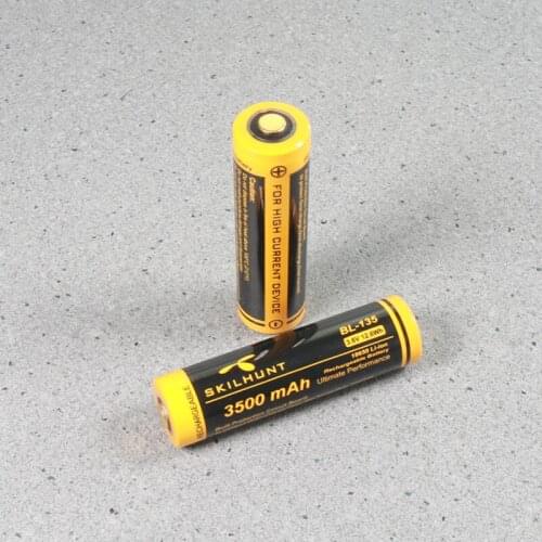 SKILHUNT BL-135 3500mAh Continuous Discharge Current(Max) 8A 18650 Rechargeable Li-ion Battery