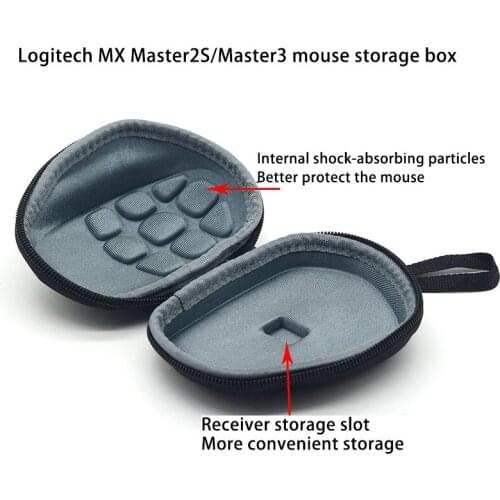 Carrying Bag Gaming Mouse Logitech MX Master1S/2S/3S Mouse Storage Bag Generation Protective Box Portable Hard Shell Shockproof