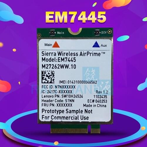 THINKPAD P50 P70 3G / 4G Unicom Telecom Dual 4G EM7445 FRU: XXXXXX built-in module CARD