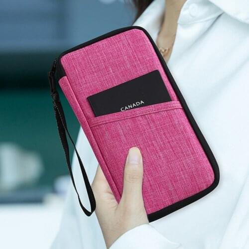 Women Travel Organizer Passport Holder Card Package Credit Card Holder Wallet Document Package Fashion Multi Pockets Card Pack