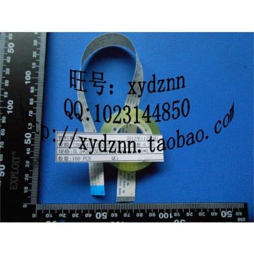 0.5pitch 30pin 300mm FFC TYPE B, FFC/TTL Flexible Flat Cable For TTL LCD DVD Computer Printer