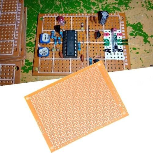 1Pcs 5*7CM Single-sided Universal Board Bakelite Board Test Universal Experiment Circuit Board Test Board