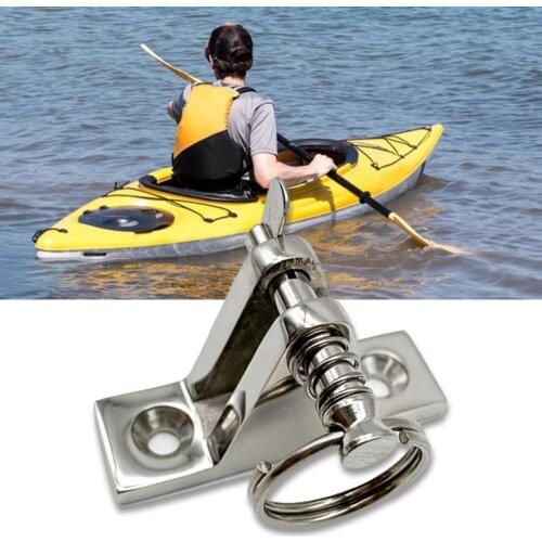 1 pc Boat seat deck hinge High-density stainless steel 316 positive mountain-shaped seat cover Kayak and yacht marine hardware