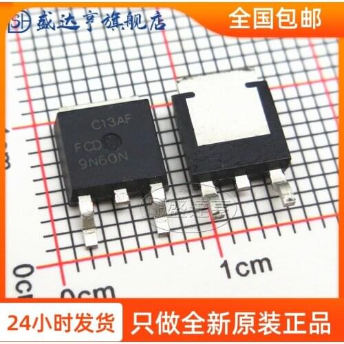 10Pcs/Lot FCD9N60N 9A 600V TO-252 SMD SMD MOSFET Transistor NEW Original In Stock