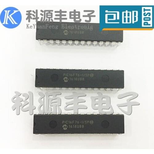 100% New&original PIC16F76-I/SP PIC16F76 DIP-28 8CMOS In Stock