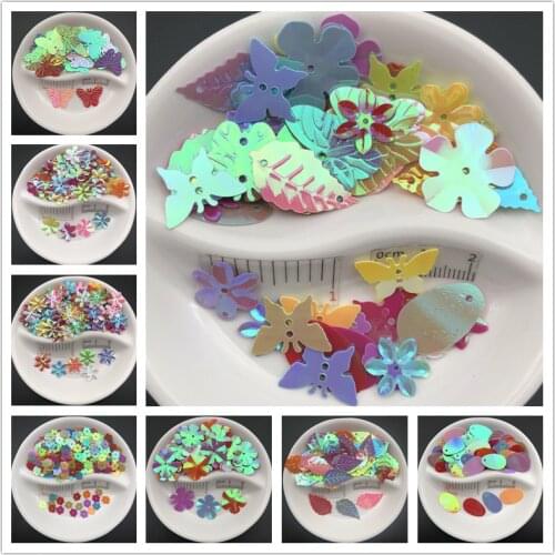 20g Mix Color Series Shell,Letter,Butterfly,Unicorn Loose Sequin Paillette Sewing,Wedding Craft,Women Kids DIY Garment Accessory
