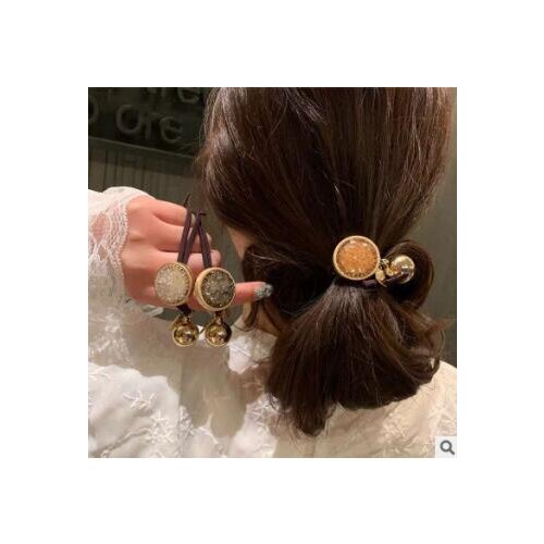 60pcs/lot DIY Multi Simple Acrylic Rhinestone Rubber Bands Drill Bowknot Hair Bands Hair Styling Tools Accessory HA933