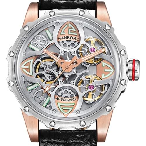 Automatic Mechanical Watch Mens Watches Top Brand Luxury Stainless Steel Sapphire Crystal Designer Watch reojes de hombre 2020