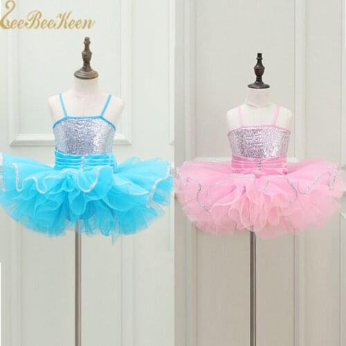 Girls Ballet Tutu Dress Dance Dress For kids Stage sequins Swan Lake Ballet Show Ballerina children Stage Performance Costume