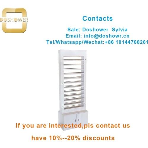 Doshower DS- R2A nail polish rack with pedicure chair nail polish rack for display standing rack with wooden nail polish racks