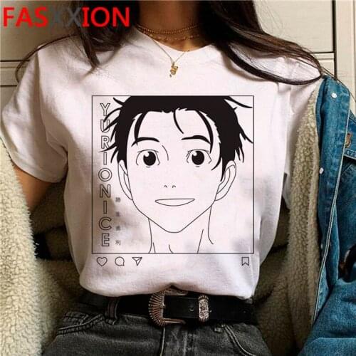 Yuri on Ice t shirt tshirt men couple clothes casual plus size graphic tees 2021 top tees tshirt harajuku