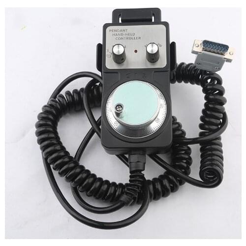 Engraving machine wired electronic handwheel CNC system pulse generator CNC machine CNC hand wheel 15 - pin connector