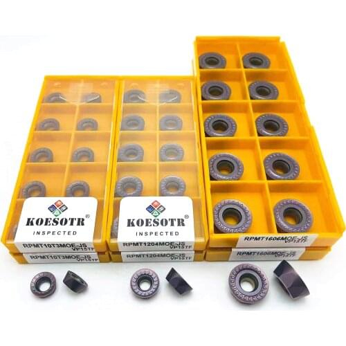 Lathe tool RPMT1204 RPMT1606 RPMT10T3MO E JS VP15TF high quality internal round carbide insert RPMT 1204CNC metal turning insert