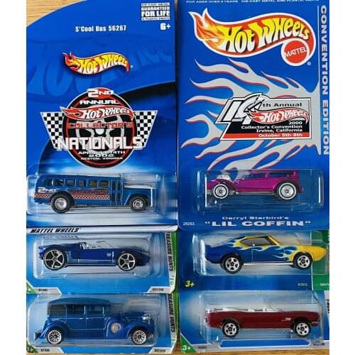Hotwheels 1/64 FORD Cadillac buick Diecast Collection of Simulation Alloy Car Model Children Toys