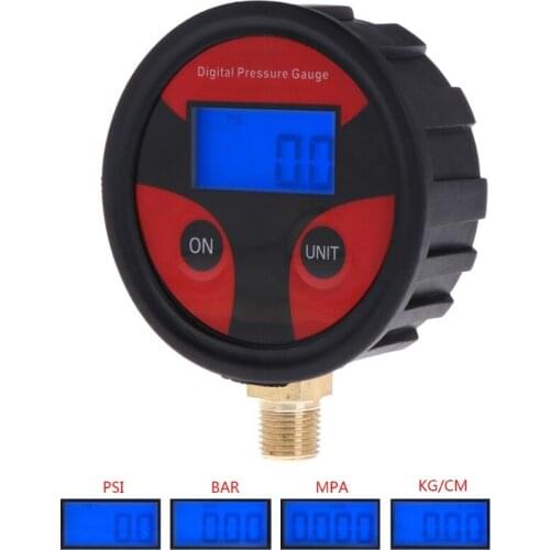 D08D 0-200PSI Digital Tyre Tire Air Pressure Gauge LCD Manometer Car Motorbike