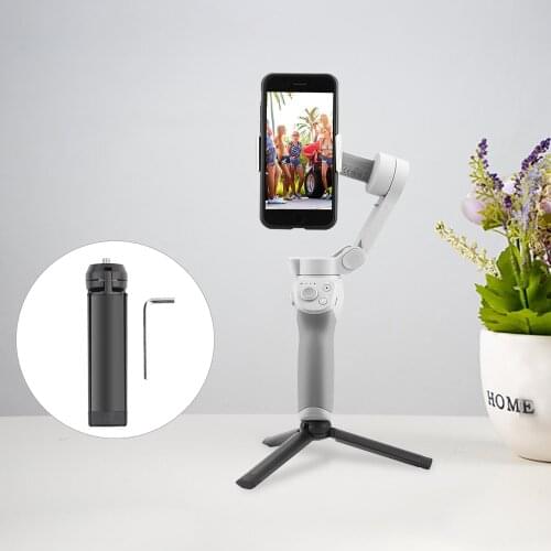 Metal Desktop Tripod for DJI OM 4 Osmo Mobile 2 3 Stabilizer Base Mount Holder Stand Handheld Gimbal Accessories