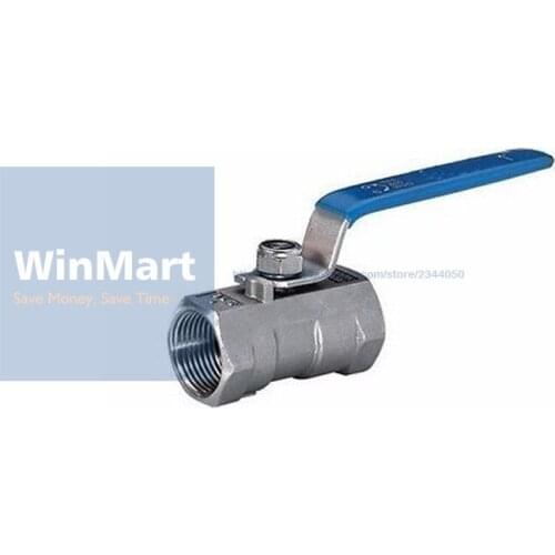 1PC DN8 1/4" 304 Stainless Steel Female Thread Reduced Bore Ball Valve oil water air 229 PSI