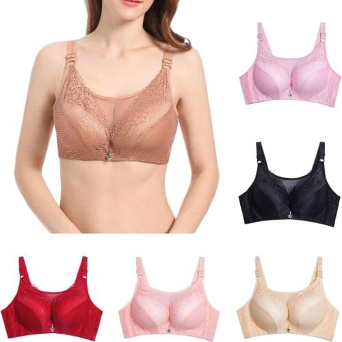 Womens Bras Sexy Lace Gathered Wire Free Lingerie Adjustable Back Closure 3/4 Cup Bralette Underwear бюстгальтер невидимка 00