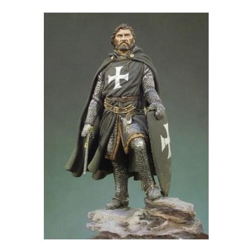 1/32 54mm Knight stand ancient (1250 year ) 54mm Resin figure Model kits Miniature gk Unassembly Unpainted