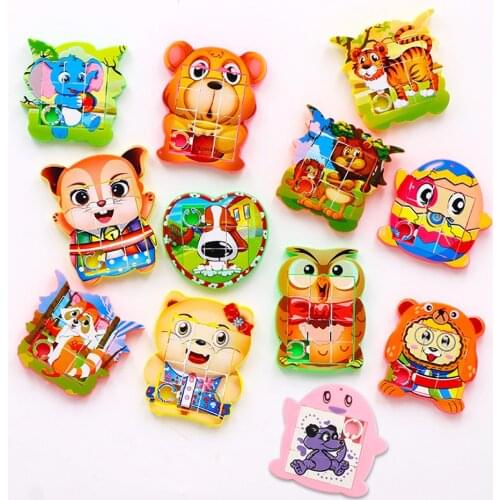 1pcs Kids Mini Move Puzzle Birthday Party Toys Gifts Baby Shower 5CM Party Favor Souvenir Pinata Fillers School Rewards Toys