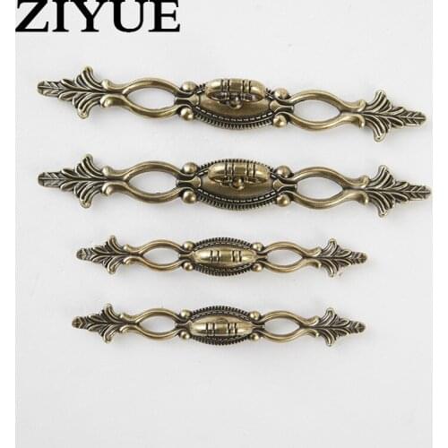 2PCS/Lot Free Shipping Antique Cabinet Knobs And Handles For Furniture Pull Handle Cupboard Handles Pull Knobs Furniture Hardwar