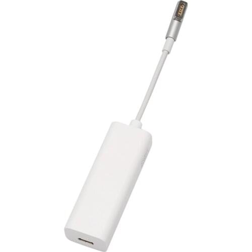 5-Pin Female Cable Converter Adapter Type-C to Computer Connector for Charging Apple Laptop