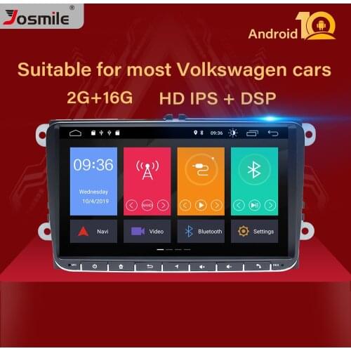 2 Din Android 10 Car Radio For VW Passat B6 T5 Amarok volkswagen Skoda Octavia2 seat leon Pologolf 5 6 Multimedia GPS Navigation