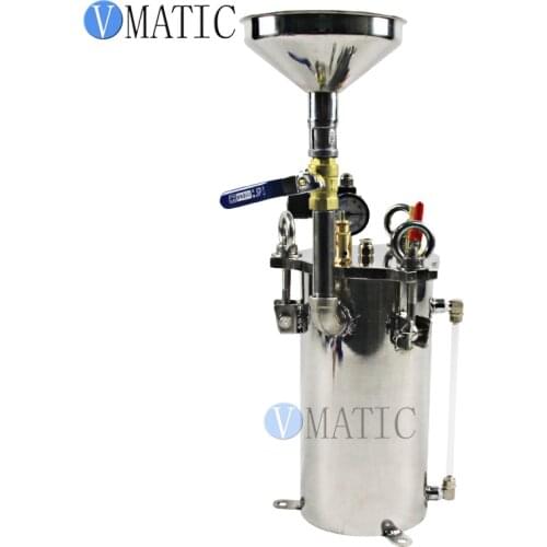 Free Shipping Stainless Steel Liquid Glue Pressure Tank Glue Dispensing System With Liquid Level