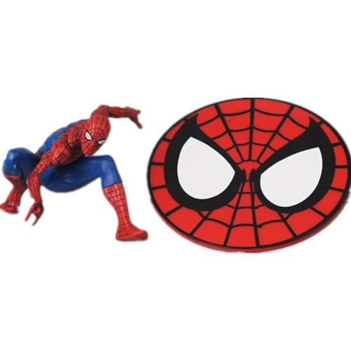 2Pcs/Set Avengers Spider Man Action Figures PVC Spiderman Doll Toy Cake Car Decoration Boys Gift