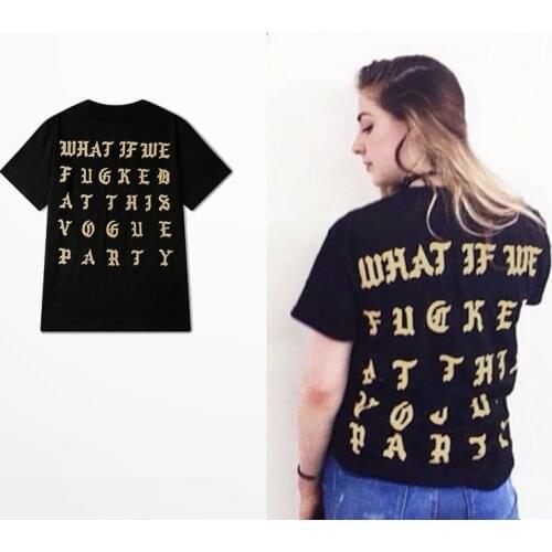 2018 Summe Hop Hop tshirt Pablo Kanye West Paris T shirts means No Wrstbhvb I feel Like Paul Cotton T-shirt Men Women