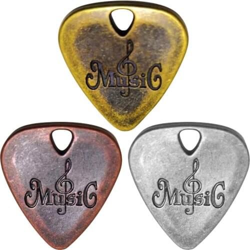 Metal Guitar Pick Zinc Alloy Pick Plectrum for Electric Guitar Musical Instrument Parts Accessories