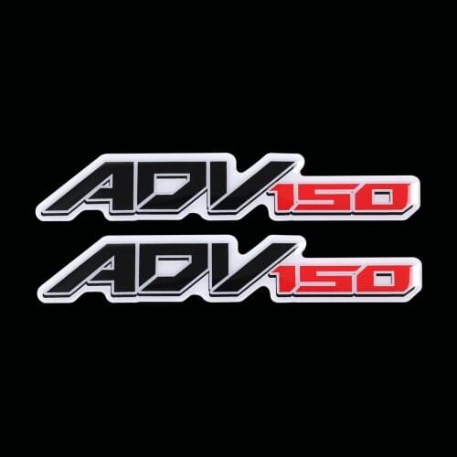 ADV 150 Logo For HONDA ADV150 Motorcycle Stickers Side Panel Tank Pad Protector Fairing Emblem sticker windshield scooter
