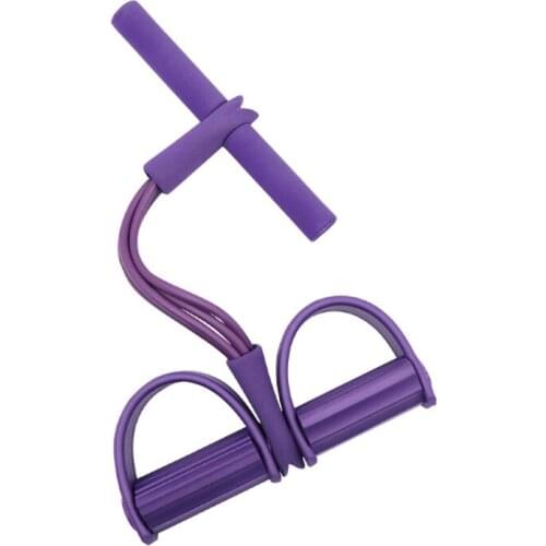 Newly Fitness Elastic Sit Up Pull Rope Abdominal Exerciser Home Sport Equipment Pull Convenient Rope Pedal Ankle Puller Indoor