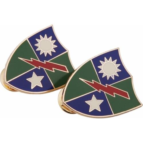 PAIR OF US ARMY 75TH RANGER REGIMENT METAL PIN BADGE Military Store