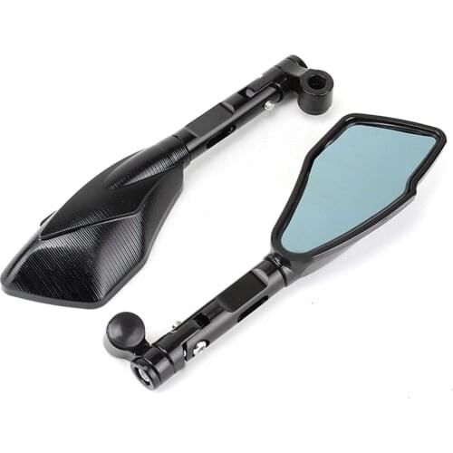 Pair 8MM 10MM Universal Motorcycle Rear View Side Mirrors Motorbike Racing Sport Bike Accessories Rearview Mirror