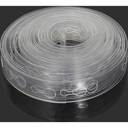 5M Transparent DIY Ballon Clip Decorating Strip Connect Chain for Celebration Birthday Party Wedding Decoration Supplies